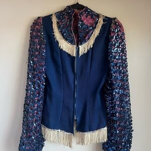 VTG Handmade Sequin RODEO Jacket
